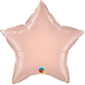 ROSE GOLD STAR воздушный шар 50 см