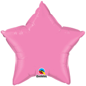 ROSE PINK STAR воздушный шар 50 см