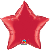 RUBY RED STAR воздушный шар 50 см