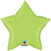 LIME GREEN STAR воздушный шар 50 см