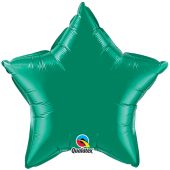 EMERALD GREEN STAR воздушный шар 50 см