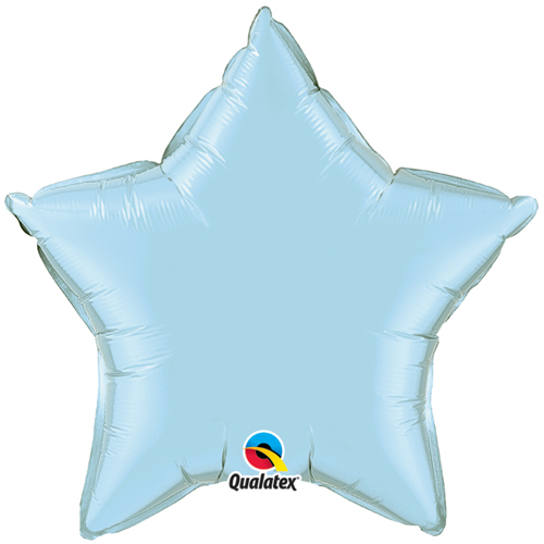 PEARL LIGHT BLUE STAR gaisa balons 50 СМ
