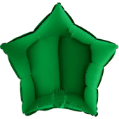 DARK GREEN STAR воздушный шар 45 см