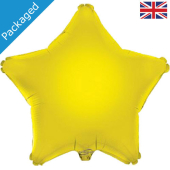 YELLOW STAR воздушный шар 48 см