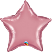 CHROME MAUVE STAR воздушный шар 50 см