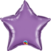 CHROME PURPLE STAR воздушный шар 50 см