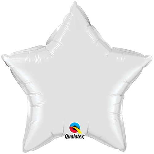 WHITE STAR FOIL воздушный шар 50 см