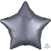 GRAPHITE SATIN STAR воздушный шар 45 см