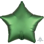 EMERALD SATIN STAR воздушный шар 45 см