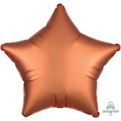 AMBER SATIN STAR воздушный шар 45 см