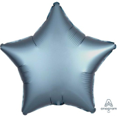 STEEL BLUE SATIN STAR воздушный шар 45 см