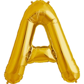 Zelta folija balons burts A 86  cm