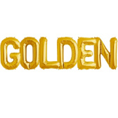 Zelta folija balons GOLDEN 86  cm