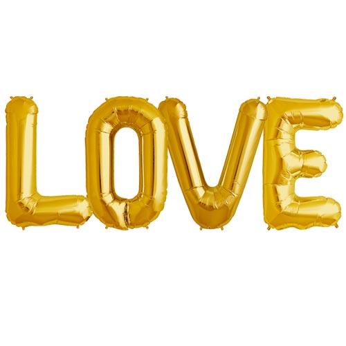Фольгированный воздушный шар LOVE 86 cm Фольгированный воздушный шар LOVE 86 cm