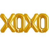 Zelta folija balons XOXO 86  cm