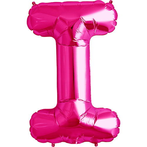 Розовый фольгированный воздушный шар I 86 cm