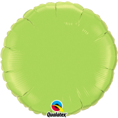 LIME GREEN ROUND воздушный шар 45 см