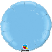 PALE BLUE ROUND воздушный шар 45 см