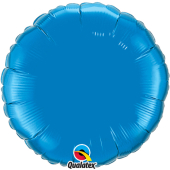 SAPPHIRE BLUE ROUND gaisa balons 45 СM