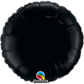 ONYX BLACK ROUND воздушный шар 45 см