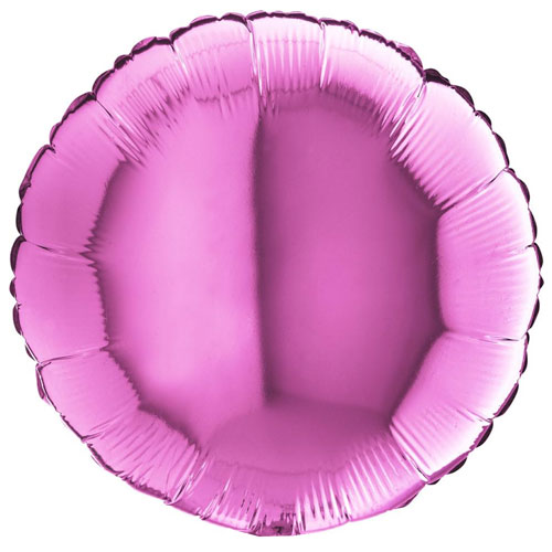 PINK ROUND воздушный шар 45 см