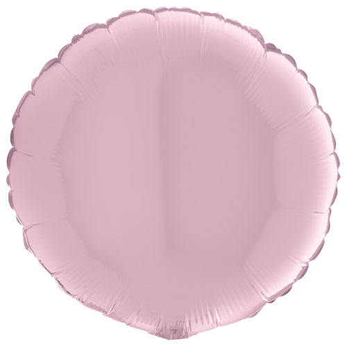 PASTEL PINK ROUND воздушный шар 45 см