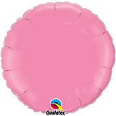 ROSE PINK ROUND воздушный шар 45 см