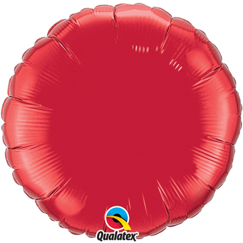 RUBY RED ROUND gaisa balons 45 СM