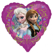Frozen Love heart folija gaisa balons 45 СМ