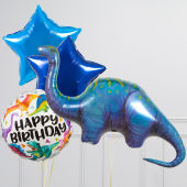 Hēlija balonu pušķis "Dinozaurs"