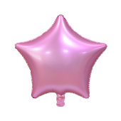 Folija zvaigzne "Pasteļu rozā krāsā" 45 cm
