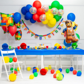Balonu mākoņkomplekts Lego ballīte