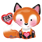 Foxy valentine folija balons 71 cm