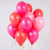 Пакет из 14 пастельных Lovely Red воздушных шаров