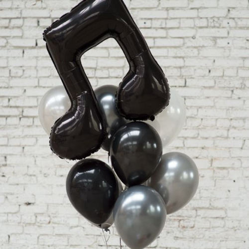 Balonu kompozīcija "Black Melody"