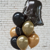 Balonu kompozīcija "Gold Darth Vader"