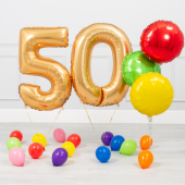 50 gadu jubilejas Zelta un varavīksnes mini paka