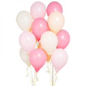 Iepakojums ar 14 ballīšu baloniem Peach Blossom Party