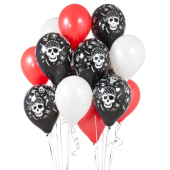 Iepakojums ar 14 ballīšu baloniem  Pirate Party