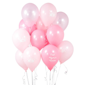 Iepakojumā 14 ballīšu baloni Princess Crown Party