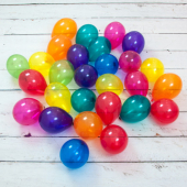 Iepakojumā 28 ballīšu baloni Jewel Rainbow