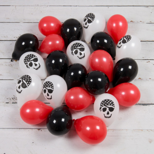 Iepakojumā 28 ballīšu baloni Pirate