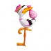 Gender Reveal Stork фольга воздушный шар