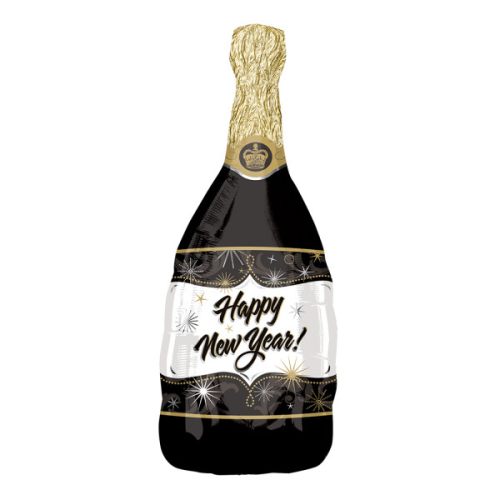 New Year Champagne folija gaisa balons 91 СМ