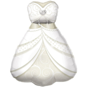Wedding Dress фольга воздушный шар 96 см