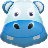 Jumbo Hippo Head folijas balons 89 cm