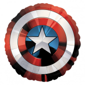 Superhero Captain America Symbol ФОЛЬГА ВОЗДУШНЫЙ ШАР 69 СМ