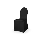 Krēsla pārvalks, elastīgs matēts audums, melns