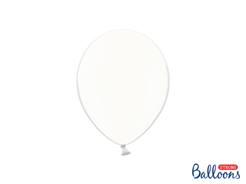 Spēcīgi baloni 23 cm, kristāldzidri (1 gab. / 100 gab.)