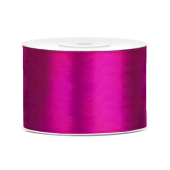 Satin Ribbon, fuchsia, 50mm/25m